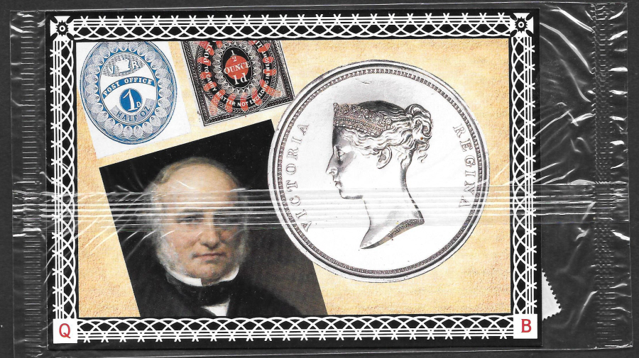 (image for) 1990 Penny Black Anniversary Quick Brew Sealed Promotional Postcard & 15p Stamp. Card number 1.